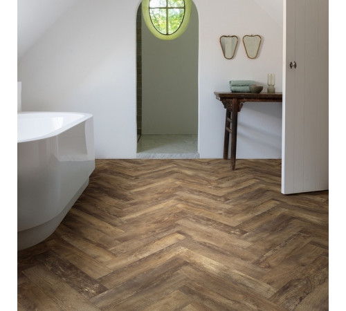 Виниловый ламинат Moduleo LayRed Herringbone  54875 Country Oak 630х126х6 мм