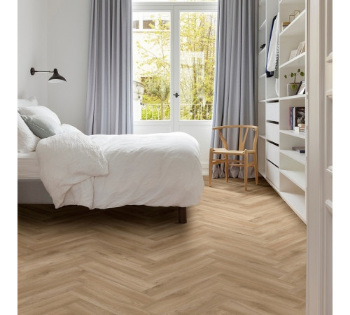 Виниловый ламинат Moduleo LayRed Herringbone 58847 Sierra Oak 630х126х6 мм