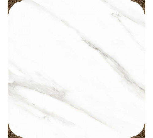 Керамическая плитка Eurotile Lia Calacatta 145 LCT1WT напольная 49,5х49,5 см