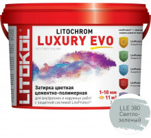 Цементно-полимерная затирка Litokol Litochrom Luxury EVO LLE 380 Светло-зеленый L0500630002 2 кг