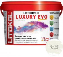 Цементно-полимерная затирка Litokol Litochrom Luxury EVO LLE 200 Белый L0500380002 2 кг