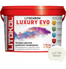 Цементно-полимерная затирка Litokol Litochrom Luxury EVO LLE 200 Белый L0500380002 2 кг