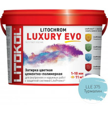 Цементно-полимерная затирка Litokol Litochrom Luxury EVO LLE 375 Турмалин L0500620002 2 кг