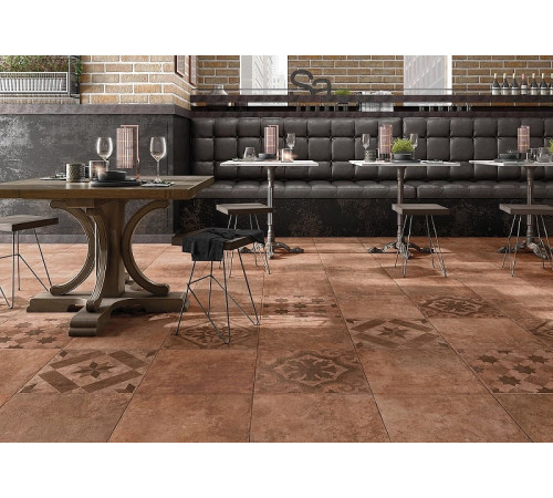 Керамогранит Ceracasa Livorno Deco Medici Terracotta 40,2х40,2 см