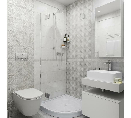 Керамический декор GlobalTile Loft Серый тип 1 GT65VG 25х50 см