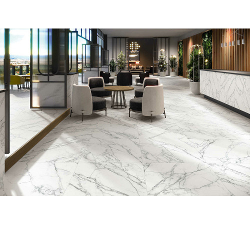 Керамогранит Porcelanite Dos Loira 1856 White Rect 100х100 см