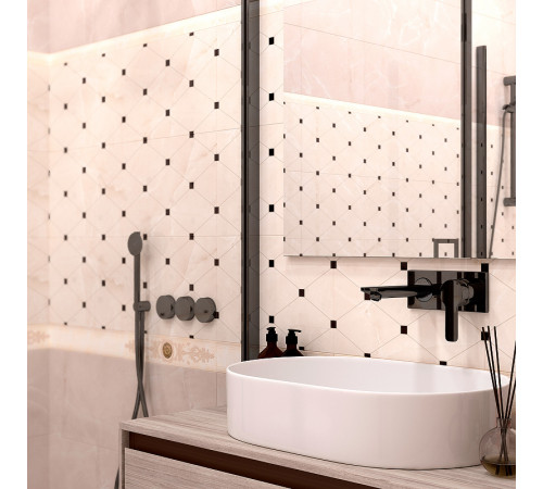 Керамическая плитка Eurotile (Rus) Lolita низ 9 LO 0106 TG настенная 27х40 см