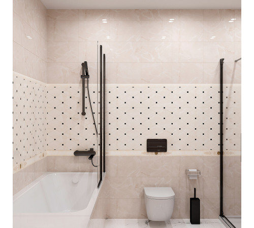 Керамический бордюр Eurotile (Rus) Lolita 381 8х40 см