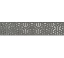 Керамический бордюр Kerama Marazzi Ломбардиа серый темный AD\C569\6399 5,4х25 см