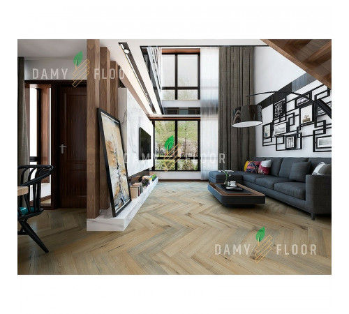 Виниловый ламинат Damy Floor London 190707EL-01 Ковентри 615х123х4 мм