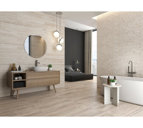 Керамическая плитка Metropol Luxury Concept White Mat настенная 30х90 см