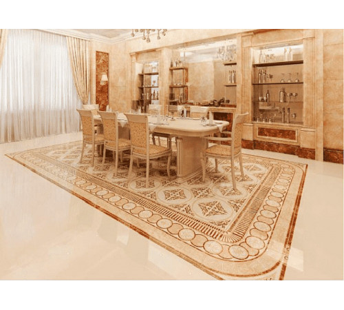 Керамическая плитка Eurotile Madeni Beige 574 MDI3BG напольная 49,5х49,5 см