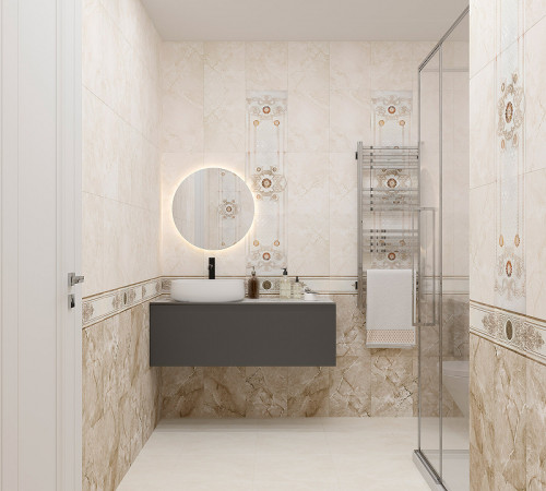 Керамический декор Eurotile (Rus) Madlen N1 27х40 см