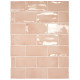 Керамическая плитка Equipe Manacor Blush Pink 26904 настенная 7,5х15 см