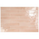 Керамическая плитка Equipe Manacor Blush Pink 26924 настенная 6,5х40 см