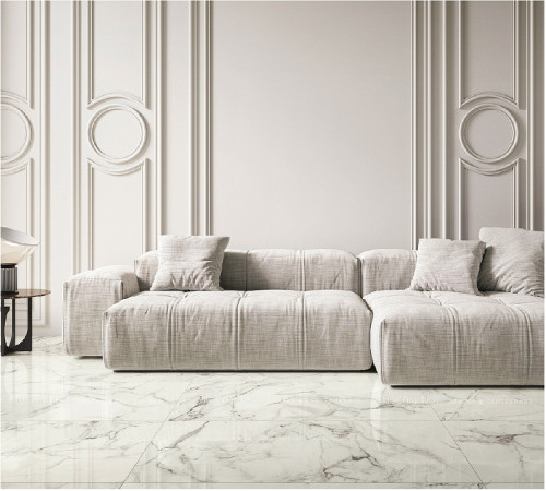 Керамическая плитка Villeroy&Boch Marble Arch Magic White 7R 2Q 40х120 K1440MA000 настенная 40х120 см