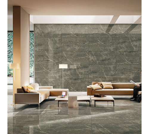 Керамогранит Bode ceramica Marble Porcelain Thin Breccia marengo POL 5696 60х120 см