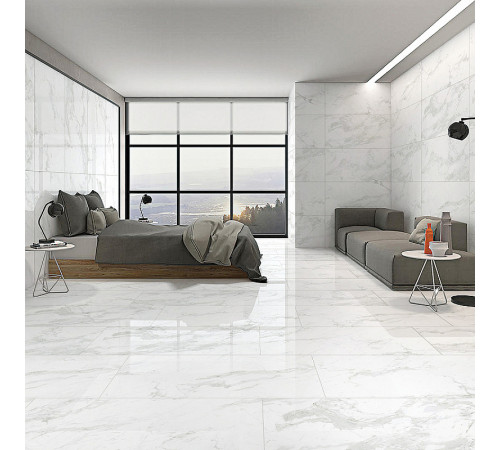 Керамогранит Bode ceramica Marble Porcelain Thin Statuario POL 5691 60х120 см