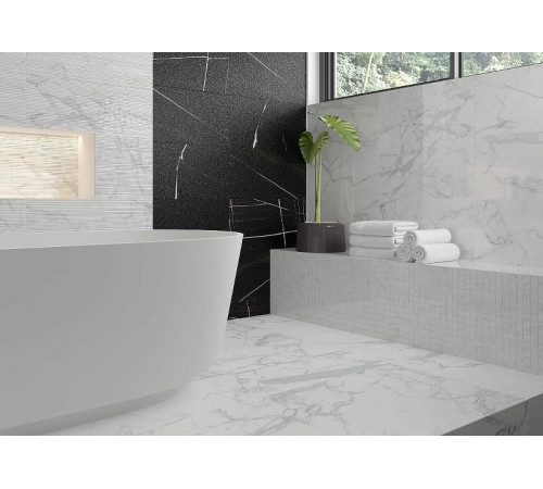 Керамогранит Kerranova Marble Trend Carrara K-1000/LR 60х120 см