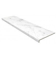 Ступень Gres de Aragon Marble Anti-Slip Rout. Carrara Blanco 31,5х119,7 см