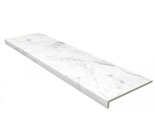 Ступень Gres de Aragon Marble Anti-Slip Rout. Carrara Blanco 31,5х119,7 см