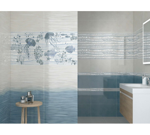 Керамическая плитка Kerama Marazzi Маритимос белый обрезной 11144R настенная 30х60 см