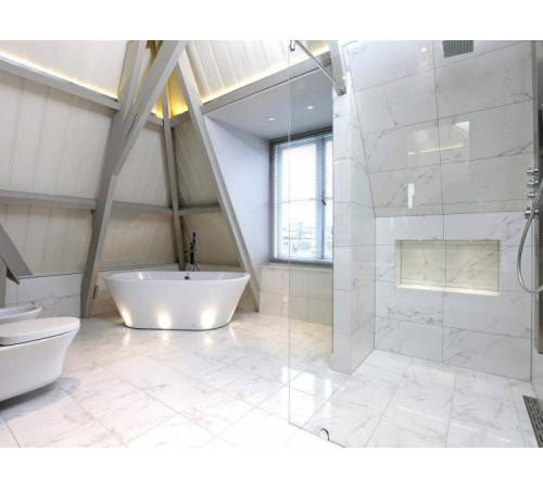 Керамическая плитка Porcelanosa Marmol Carrara Blanco Brillo P18568961 напольная 59,6х59,6 см