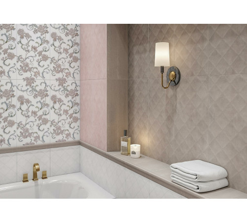 Керамическая плитка Kerama Marazzi Марсо белый структура обрезной 11132R настенная 30х60 см