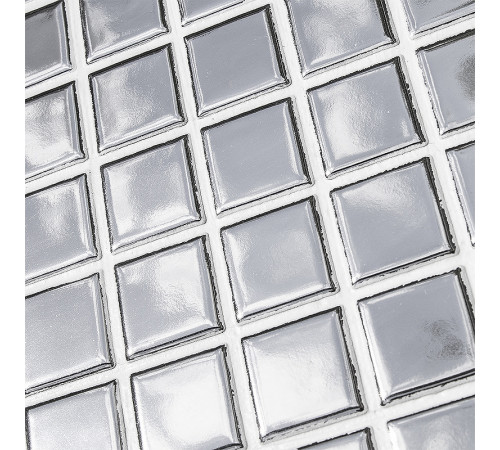 Керамическая мозаика StarMosaic Metal Silver Glossy CIO917JY 30.25x30.25 см