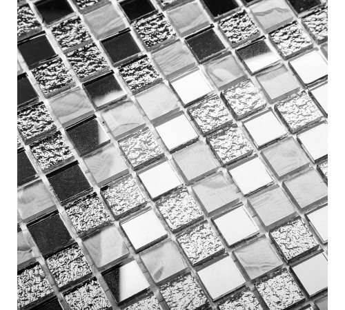 Керамическая мозаика StarMosaic Metal Mix Inox JMG21500 30x30 см