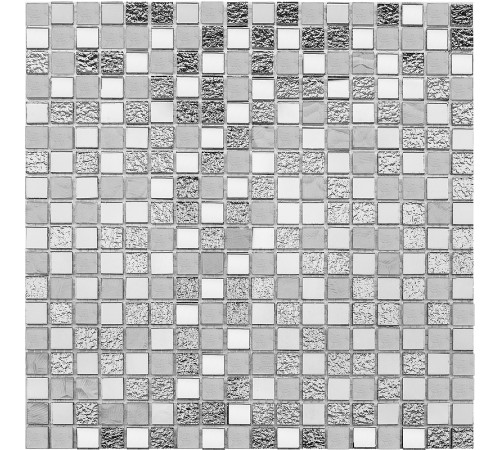 Керамическая мозаика StarMosaic Metal Mix Inox JMG21500 30x30 см