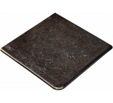 Ступень угловая Exagres Cart.Metalica Basalt 33х33 см