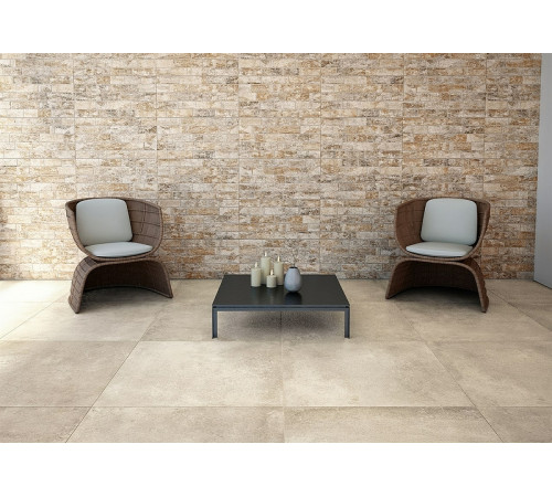 Керамогранит Tuscania Ceramiche Meteora Beige R61ME.BE 61х61 см