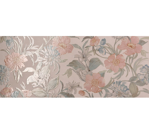 Керамическая плитка Fap Ceramiche Milano Mood Flower Cipria RT fQDD настенная 50x120 см