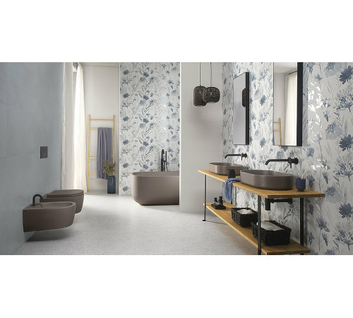 Керамическая плитка Fap Ceramiche Milano Mood Ghiaccio RT fQAW настенная 50x120 см