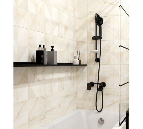 Керамическая плитка Eurotile (Rus) Milena Cream Decor настенная 30х60 см