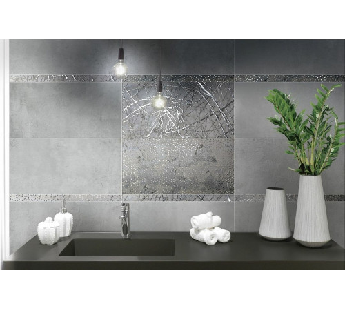 Керамогранит Ceramiche Brennero Mineral Silver Nat Rett  60х120 см