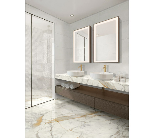 Керамическая плитка Marazzi Ragno Mixed Bianco Ret R9TZ настенная 40х120 см