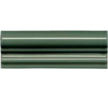 Керамический бордюр Adex Modernista Moldura Italiana PB C/C Verde Oscuro 5х15 см