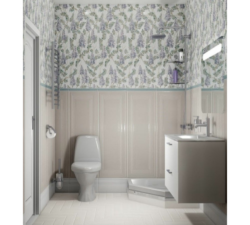 Керамический декор Kerama Marazzi Монфорте Глициния обрезной 14016R3F 40х120 см