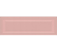 Керамическая плитка Kerama Marazzi Монфорте розовый панель обрезной 14007R настенная 40х120 см