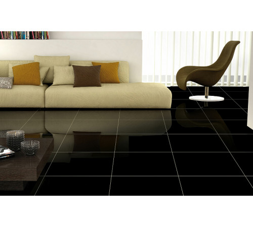 Керамогранит Staro Mono Black Mirror High Gloss 60х60 см