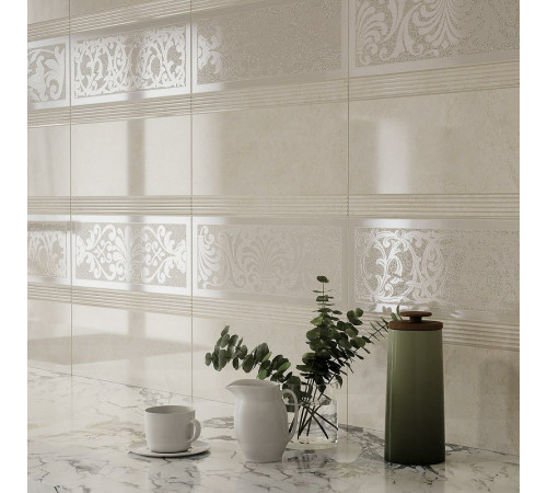 Керамический декор Kerama Marazzi Монсанту 1 бежевый светлый HGDA49915145 15х40 см