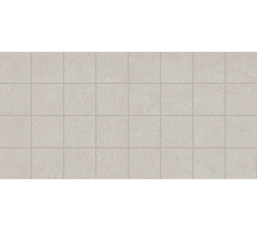 Керамический декор Kerama Marazzi Монсеррат мозаичный серый светлый матовый MM14043 20х40 см