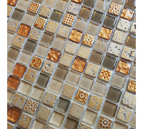 Мозаика Caramelle mosaic Naturelle 4 мм Cozumel 30,5x30,5 см