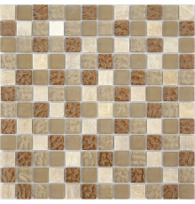 Мозаика Caramelle mosaic Naturelle 8 мм Amber 30x30 см