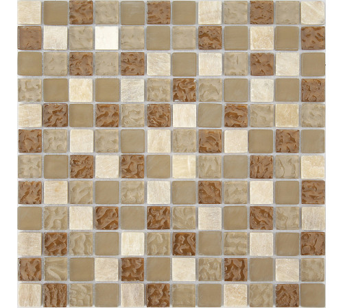 Мозаика Caramelle mosaic Naturelle 8 мм Amber 30x30 см