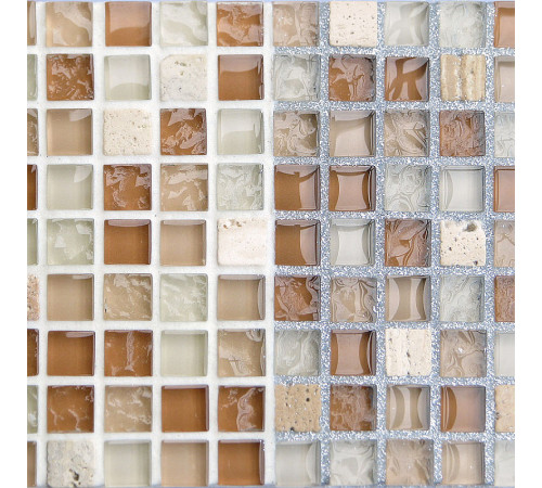 Мозаика Caramelle mosaic Naturelle 8 мм Olbia 30,5x30,5 см