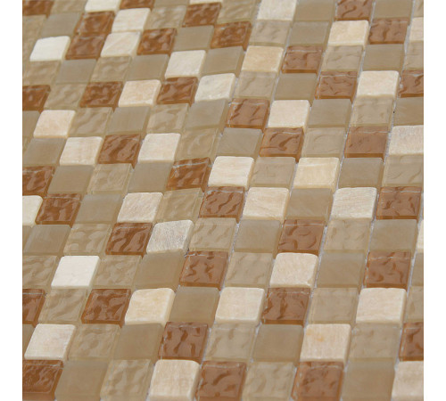 Мозаика Caramelle mosaic Naturelle 8 мм Amber 30x30 см