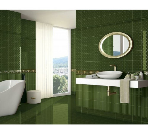 Угол Ape Noblesse Ang. Moldura Verde Botella Brillo S002064 3x5 см